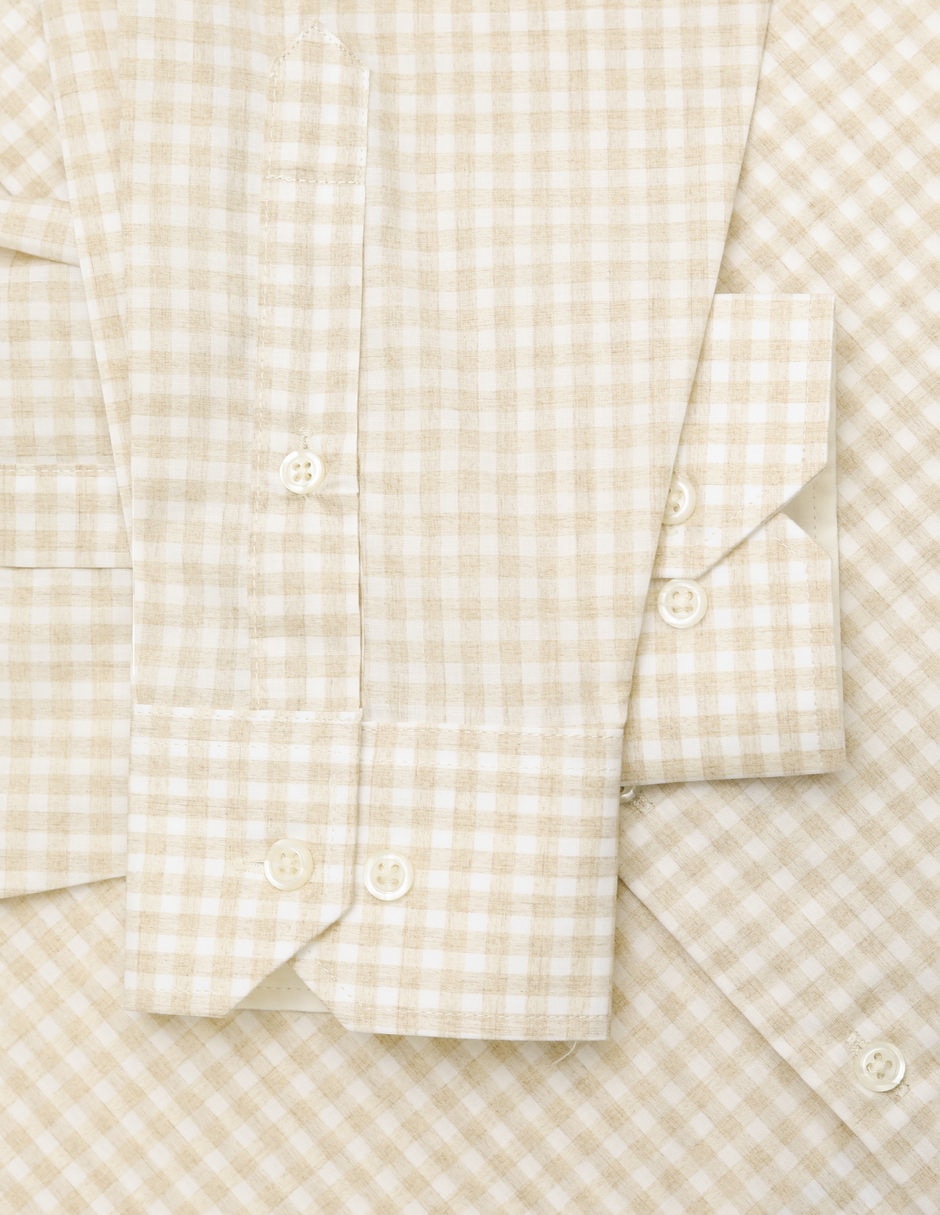 Camisa casual de algodón manga larga para hombre 4