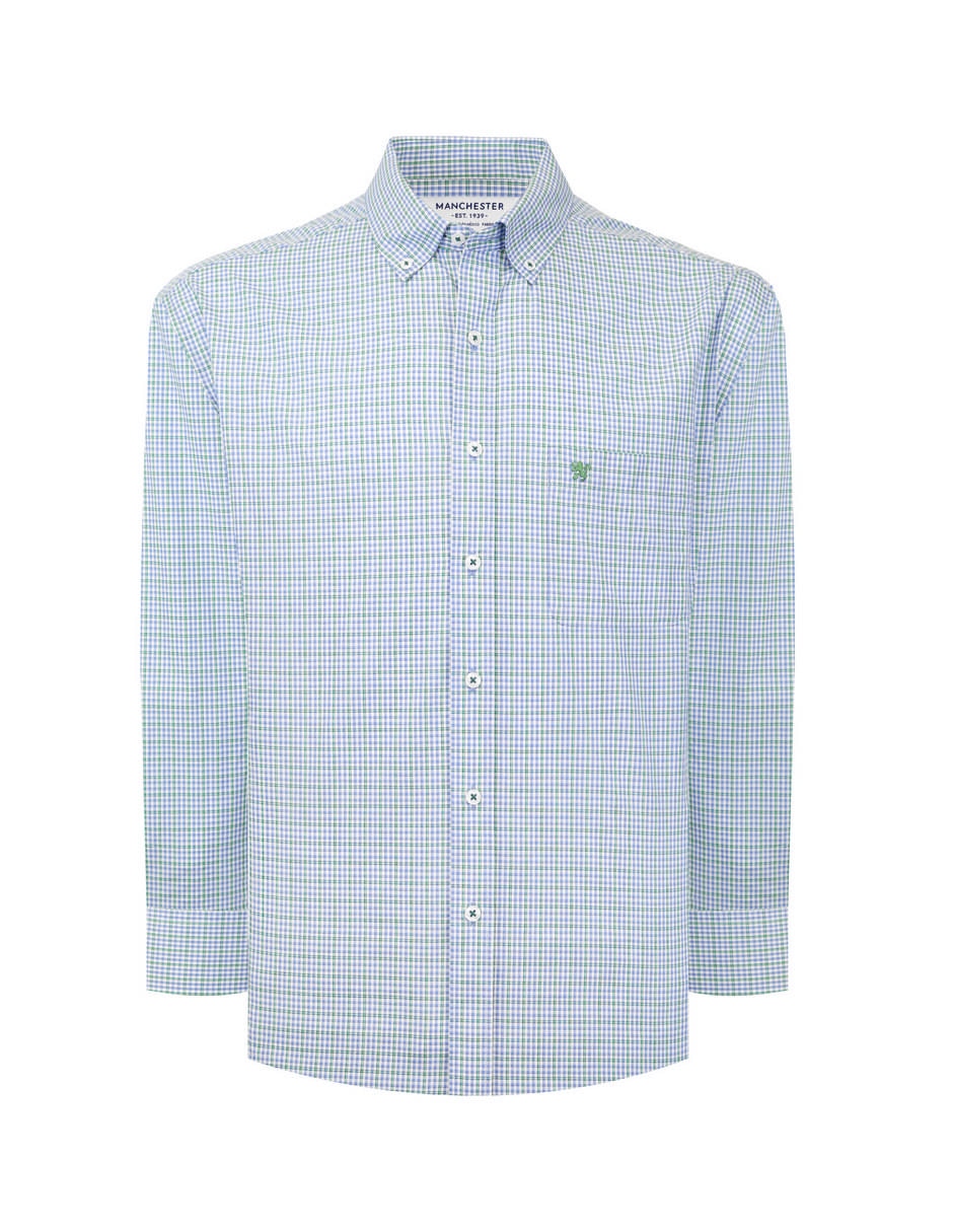 Camisa casual de algodón manga larga para hombre Camisa casual de algodón manga larga para hombre