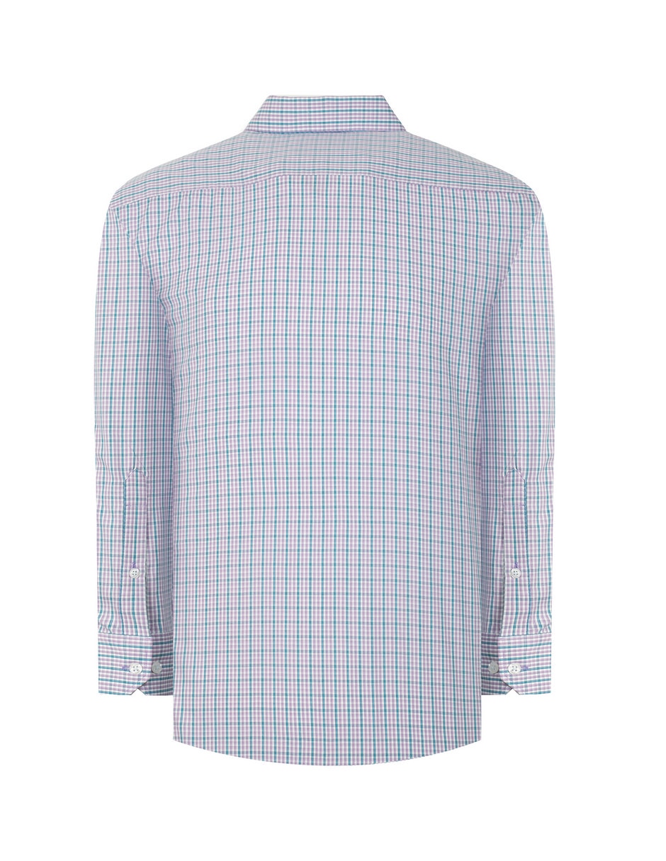 Camisa casual de algodón manga larga para hombre 5