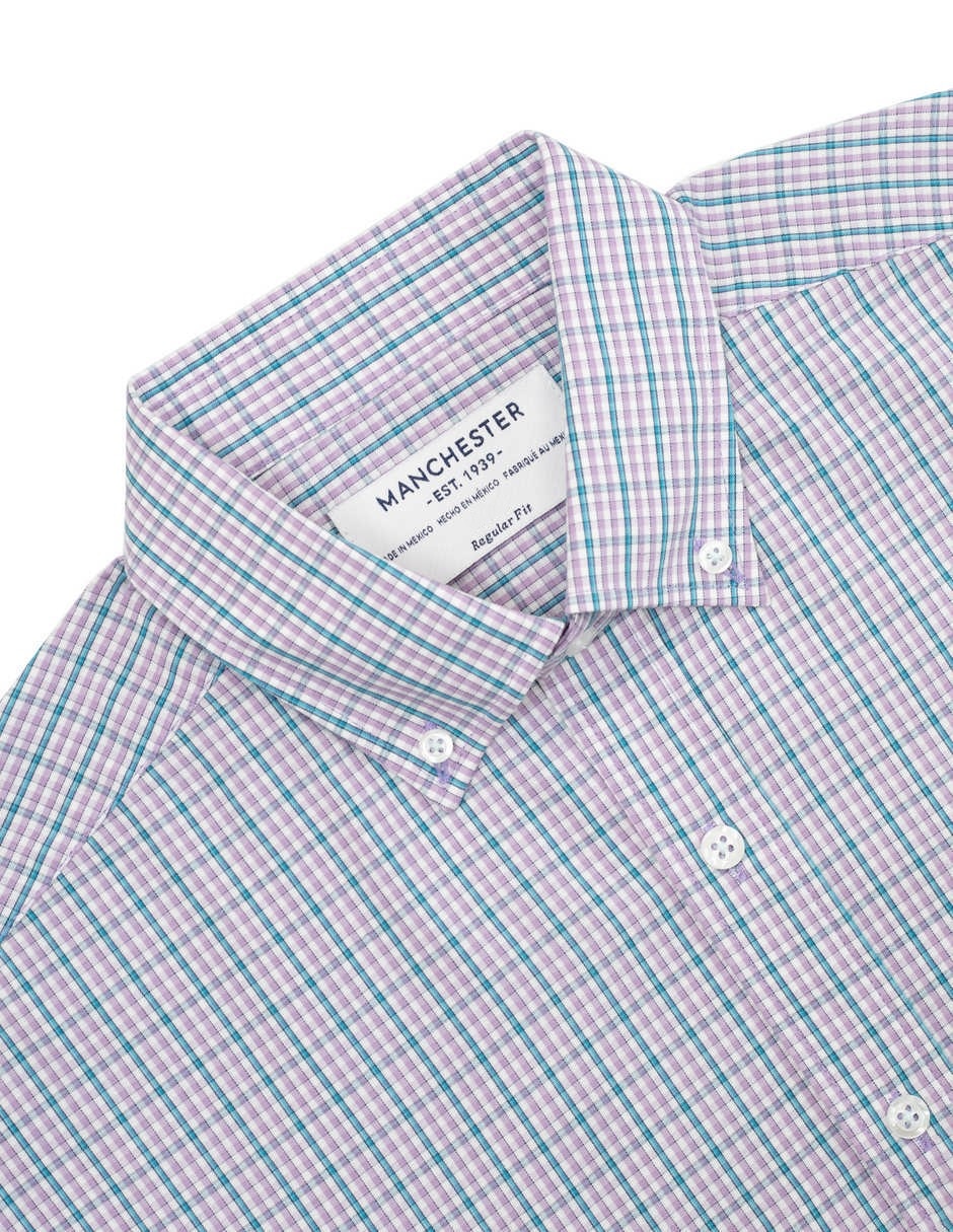 Camisa casual de algodón manga larga para hombre 4