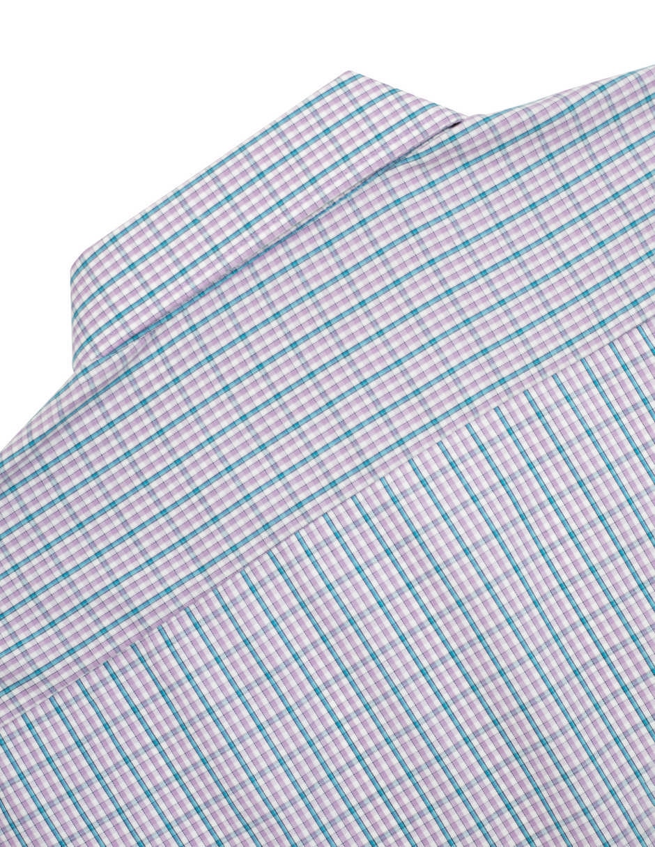 Camisa casual de algodón manga larga para hombre 6