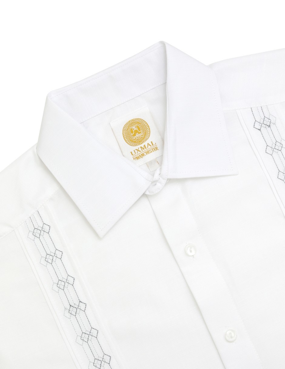 Camisa casual de algodón manga corta para hombre 4