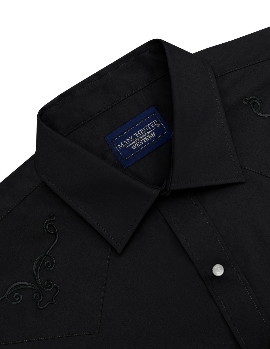Camisa casual de algodón manga larga para hombre 4