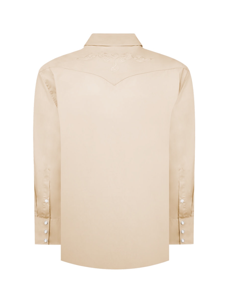 Camisa casual de algodón manga larga para hombre 5