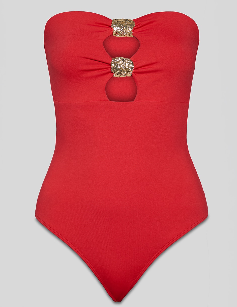 Body cuello con escote escote corazón para mujer 4