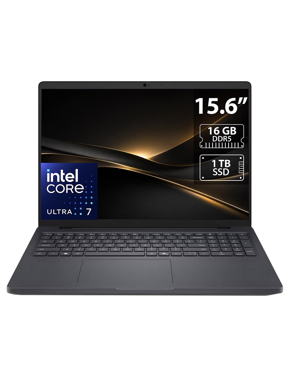 Laptop touch Inspiron LD15260 15.6 pulgadas Full HD Intel Core Ultra 7 255U integradas 16 GB RAM 1 TB 4