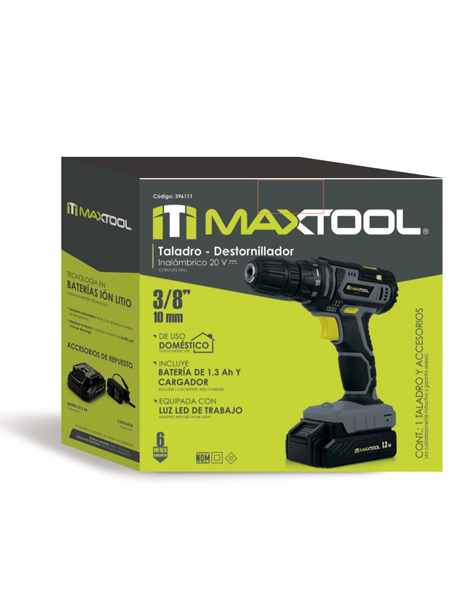 Taladro atornillador inalámbrico de 20 V 2