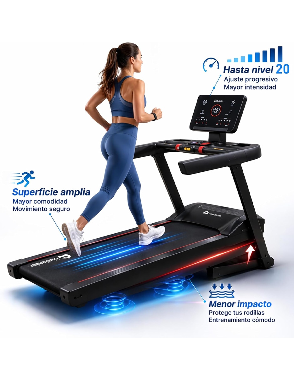Caminadora semiprofesional CBHH-1203 plegable 4