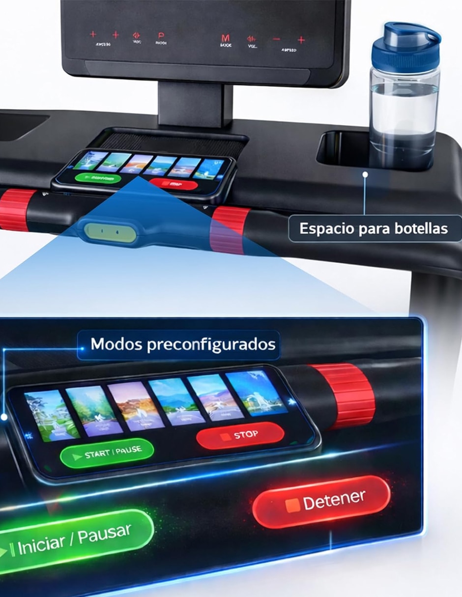 Caminadora semiprofesional CBHH-1203 plegable 2