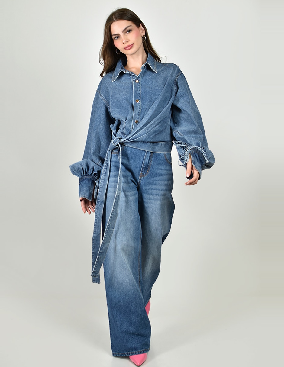 Blusa manga larga para mujer 7