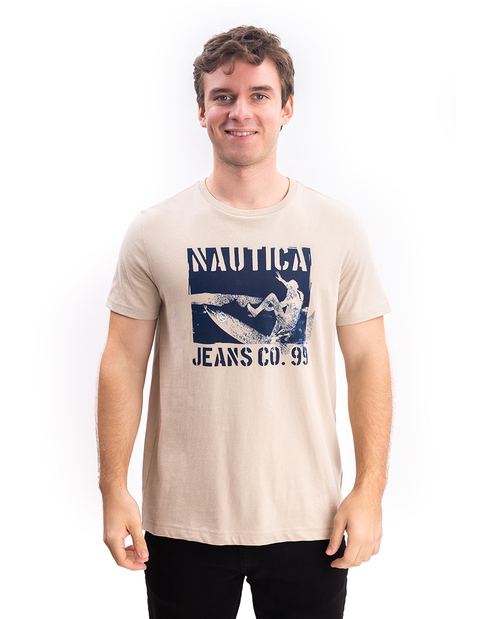 Playera cuello redondo para hombre