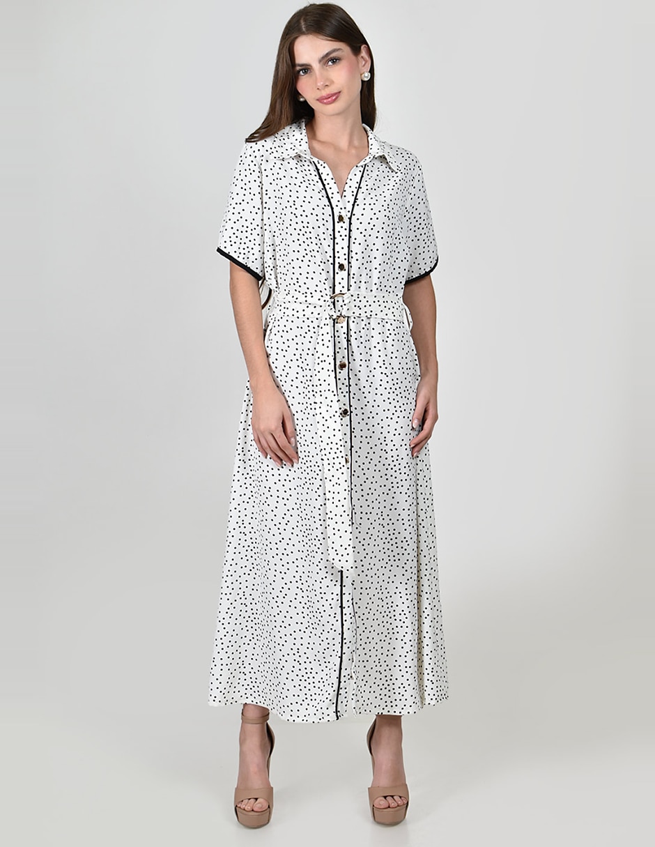 Vestido midi casual roman fashion para mujer 2
