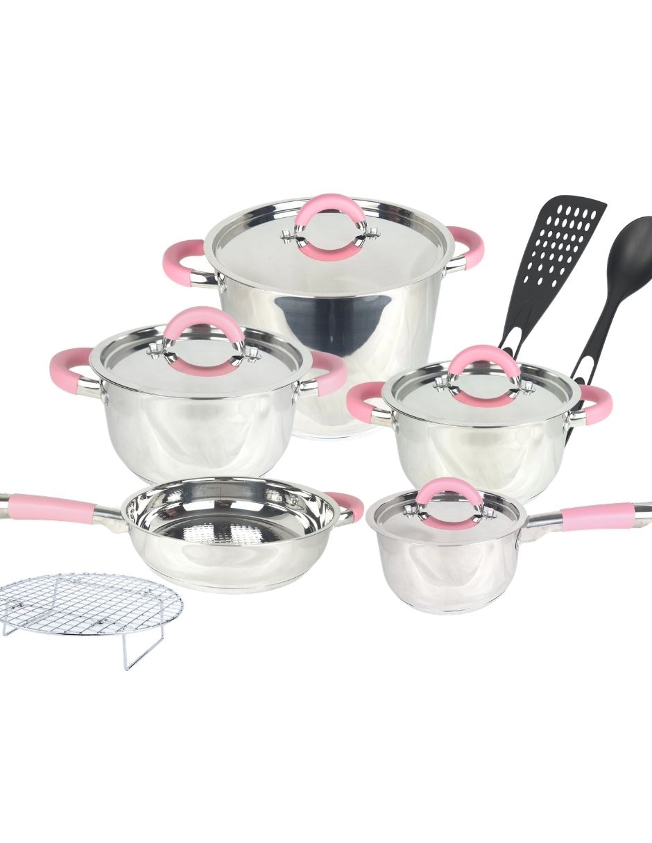 Batería de cocina 20311 de Acero inoxidable antiadherente avanzado 12 piezas 1