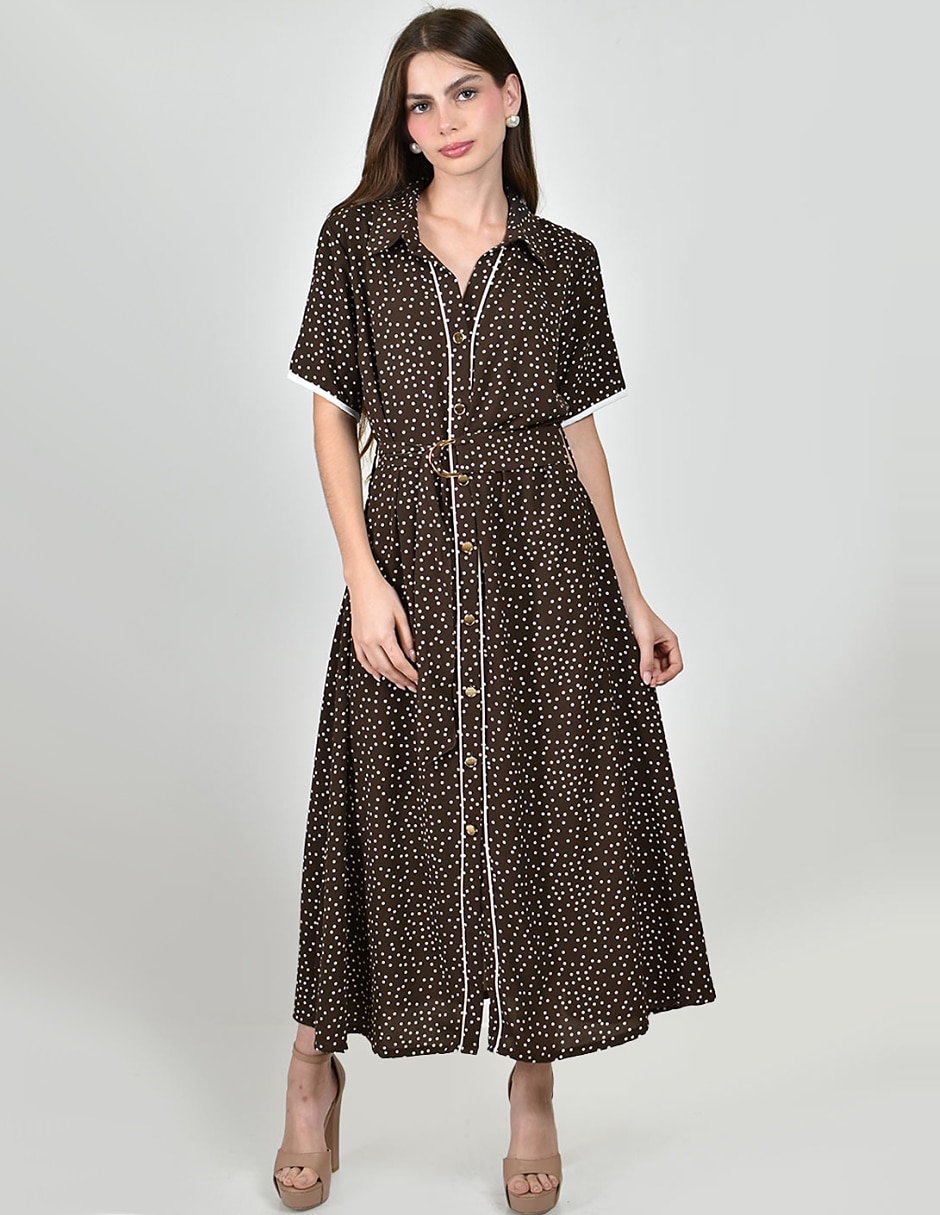Vestido midi casual para mujer Vestido midi casual para mujer