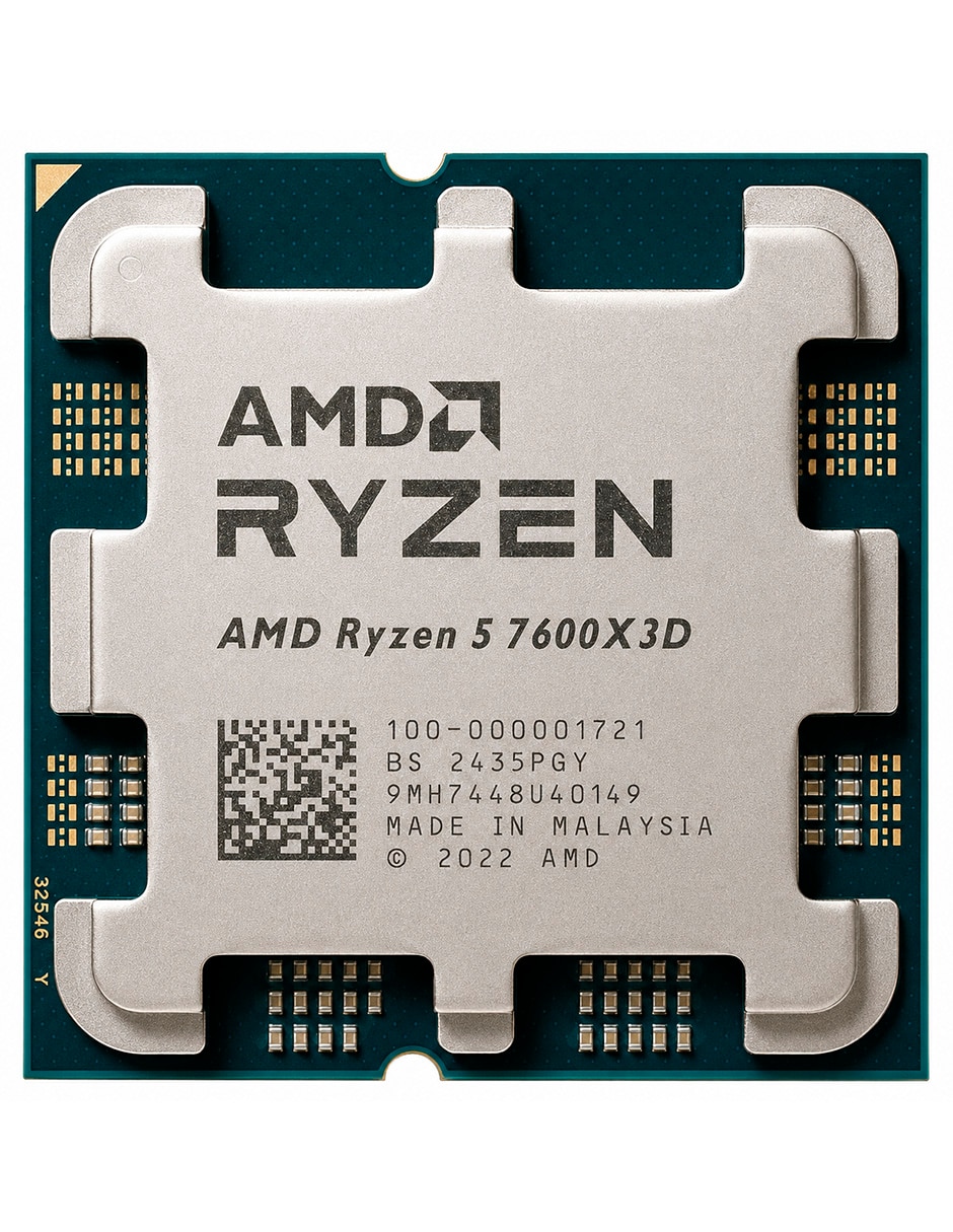 Procesador RYZEN 5 7600X3D con 6 núcleos 3