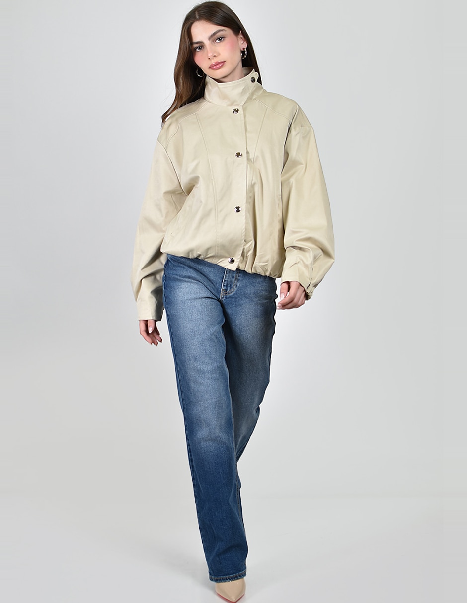 Chamarra bomber roman fashion para mujer 2