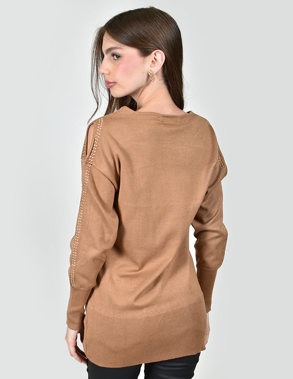 Blusa roman fashion manga larga para mujer 4