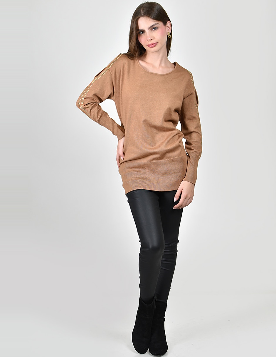 Blusa roman fashion manga larga para mujer 2