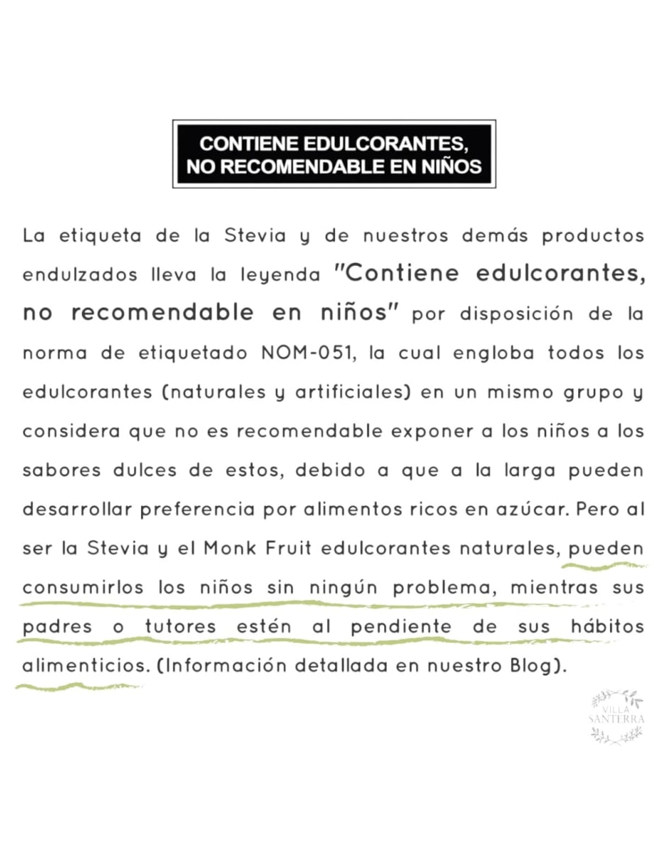 Stevia sabor natural 2