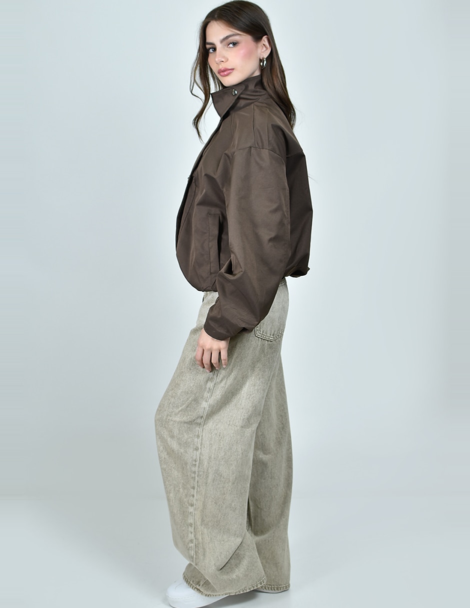 Chamarra bomber roman fashion para mujer 5