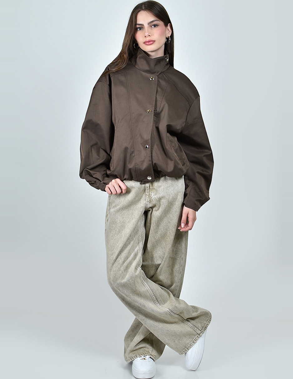 Chamarra bomber roman fashion para mujer 2