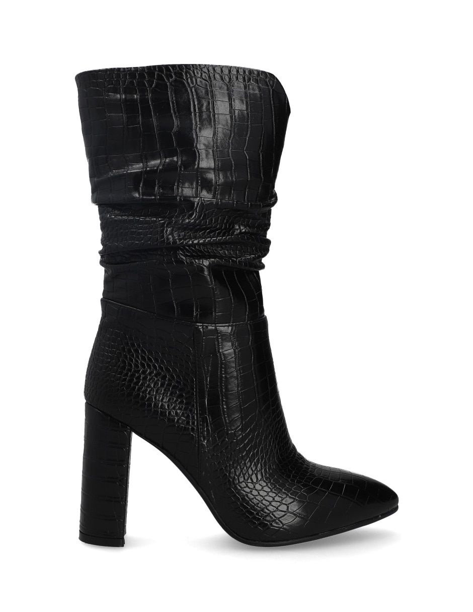 Bota media pierna para mujer