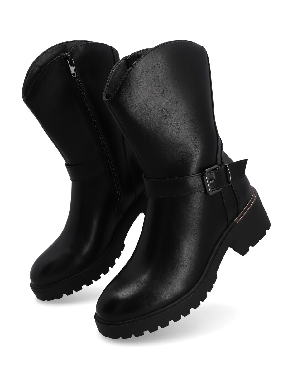 Bota media pierna para mujer 7