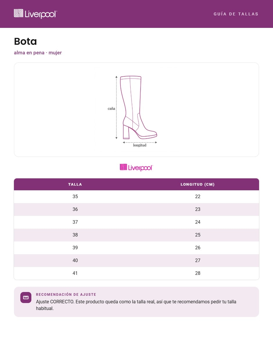 Bota abajo de la rodilla de piel para mujer 3