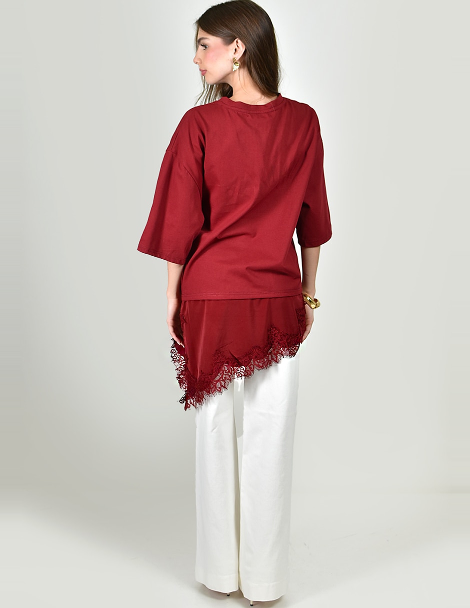 Blusa manga 3/4 para mujer 4
