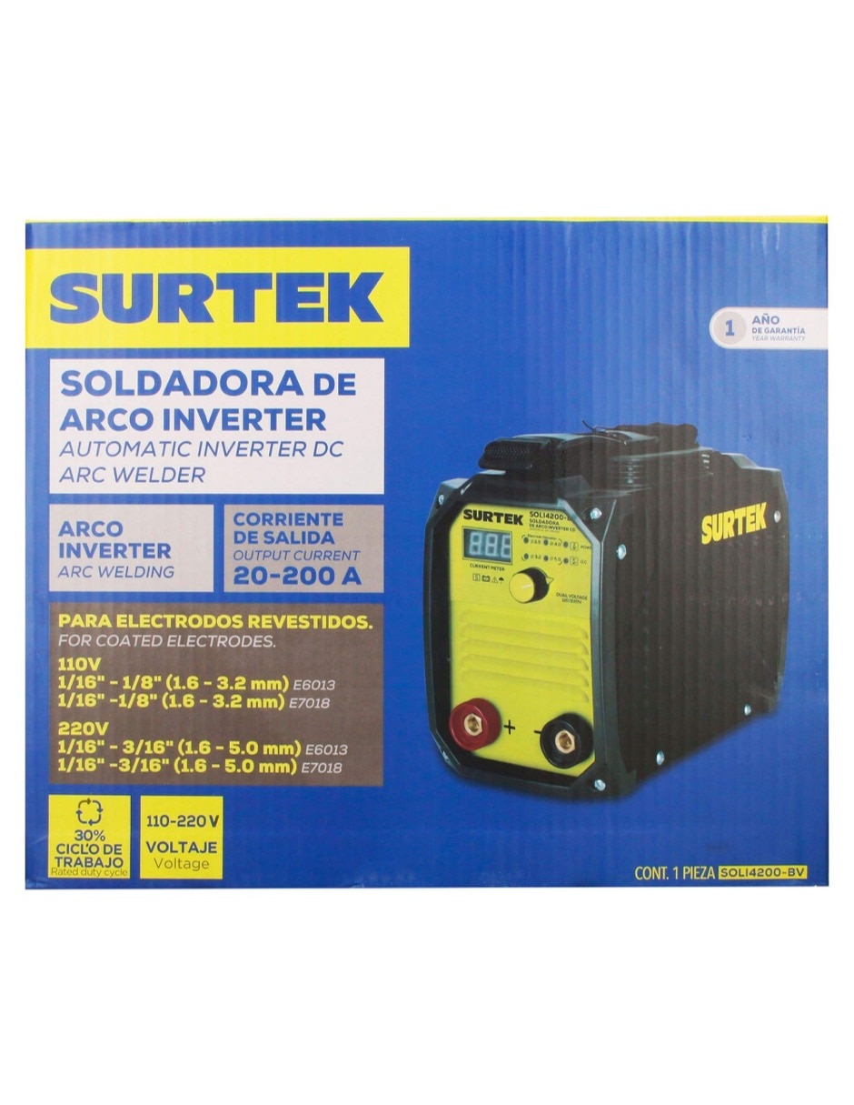 Soldadora SOLI4200-BV 200 A 4