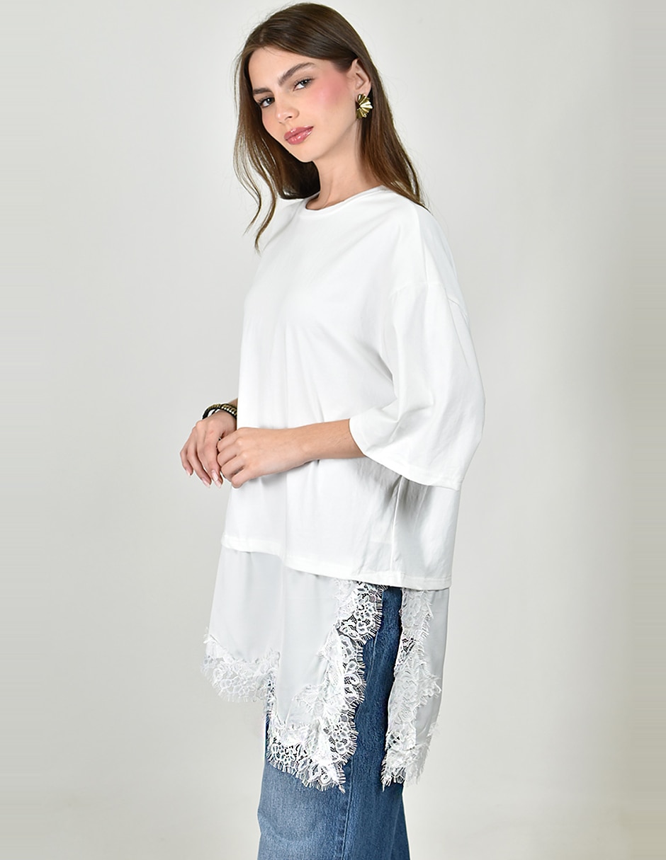 Blusa manga 3/4 para mujer 2