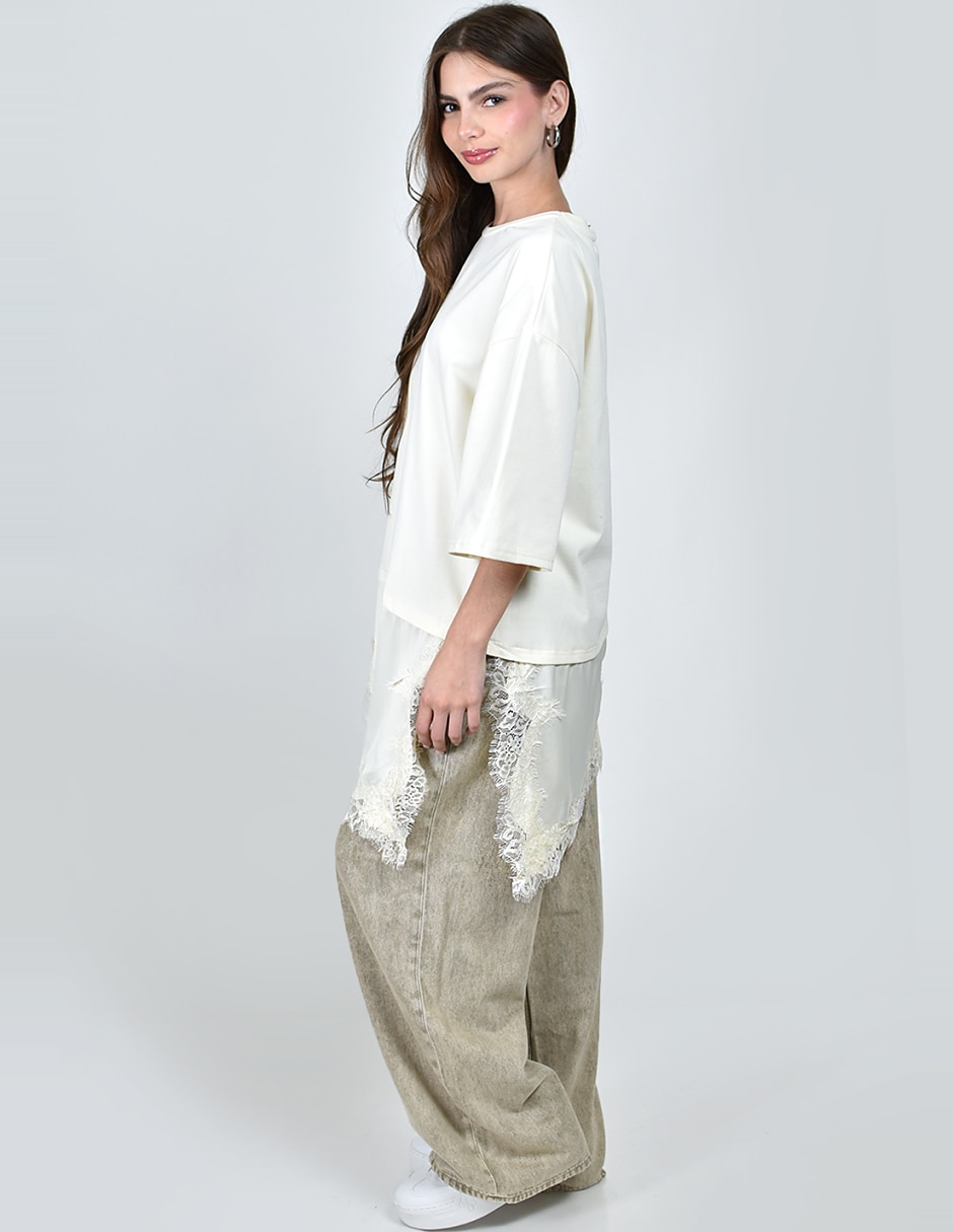Blusa manga 3/4 para mujer 5