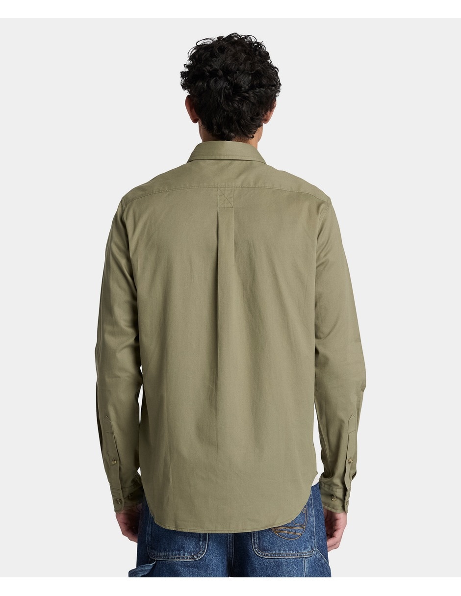 Camisa casual manga larga para hombre 3
