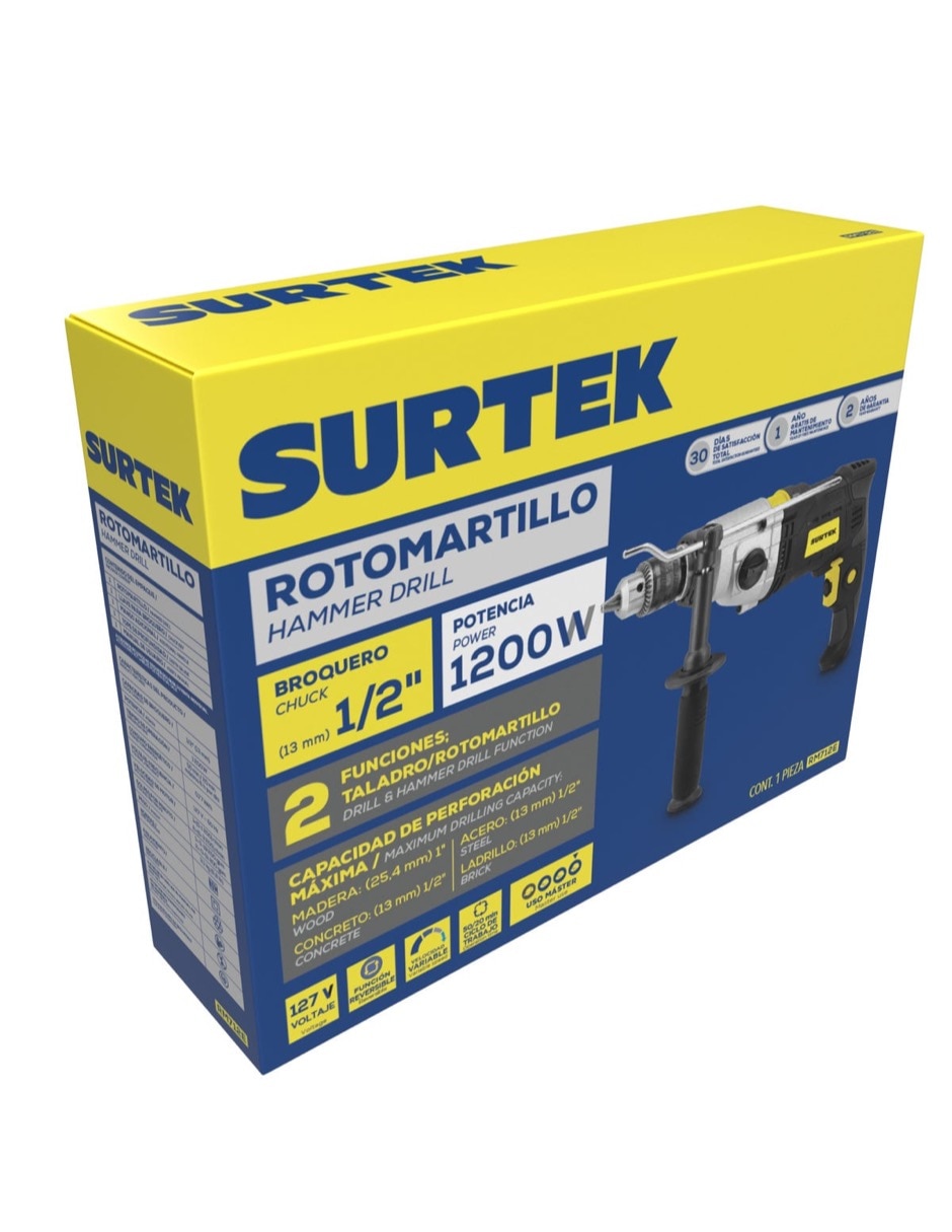 Rotomartillo RM712E 1200 W 5 piezas 2