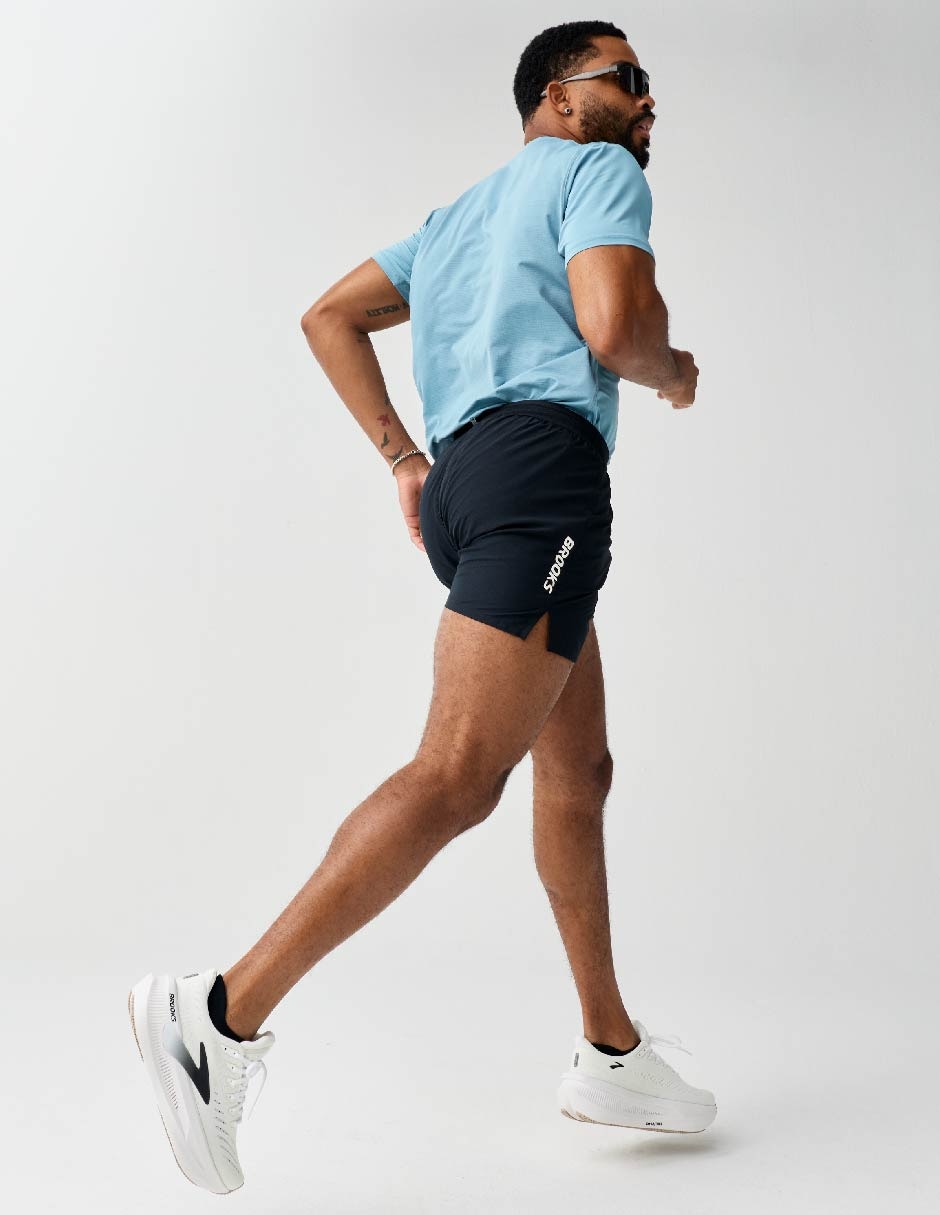 Short bolsa con cierre Dash Cooling para correr hombre 3