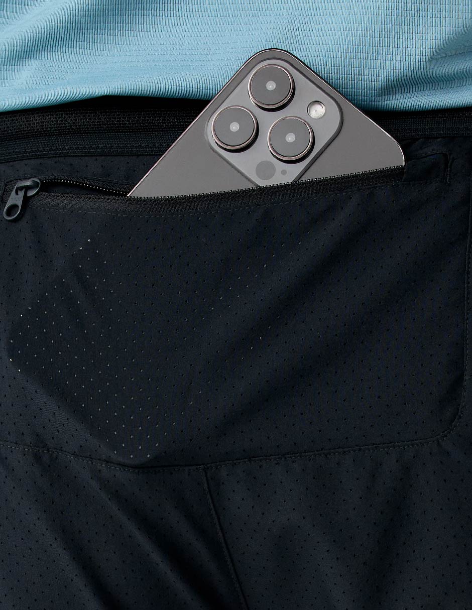 Short bolsa con cierre Dash Cooling para correr hombre 5