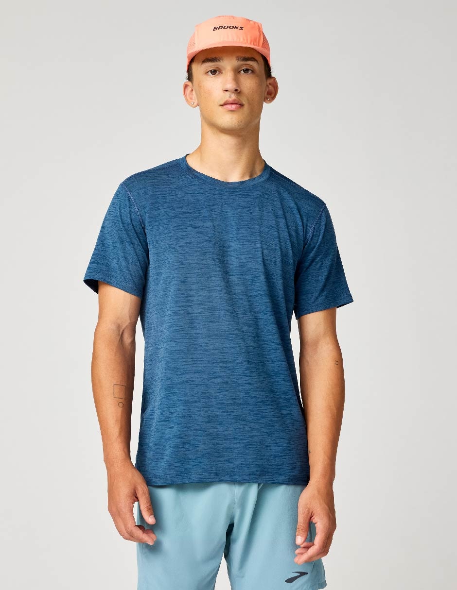 Playera deportiva para correr Luxe Short Sleeve de hombre Playera deportiva para correr Luxe Short Sleeve de hombre