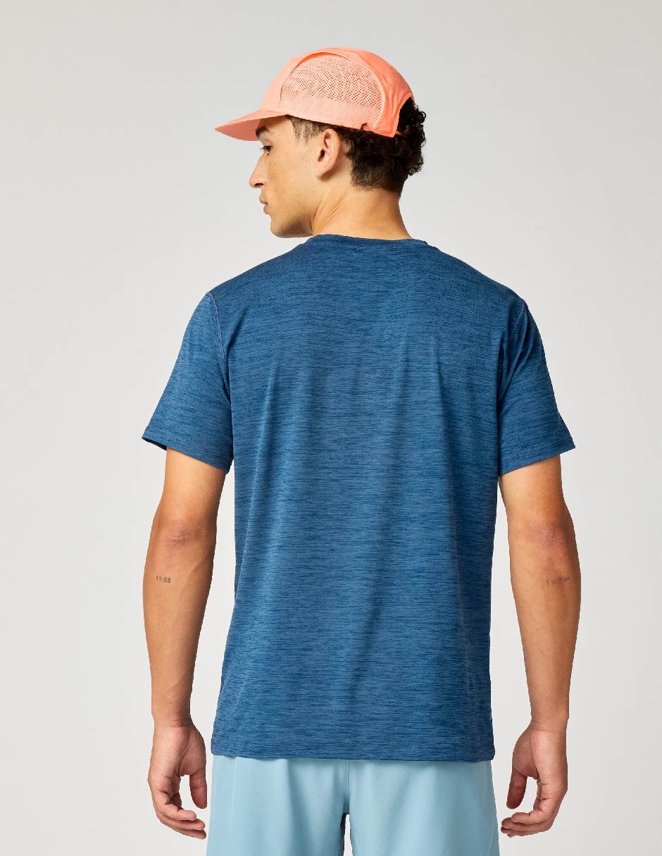 Playera deportiva para correr Luxe Short Sleeve de hombre 2