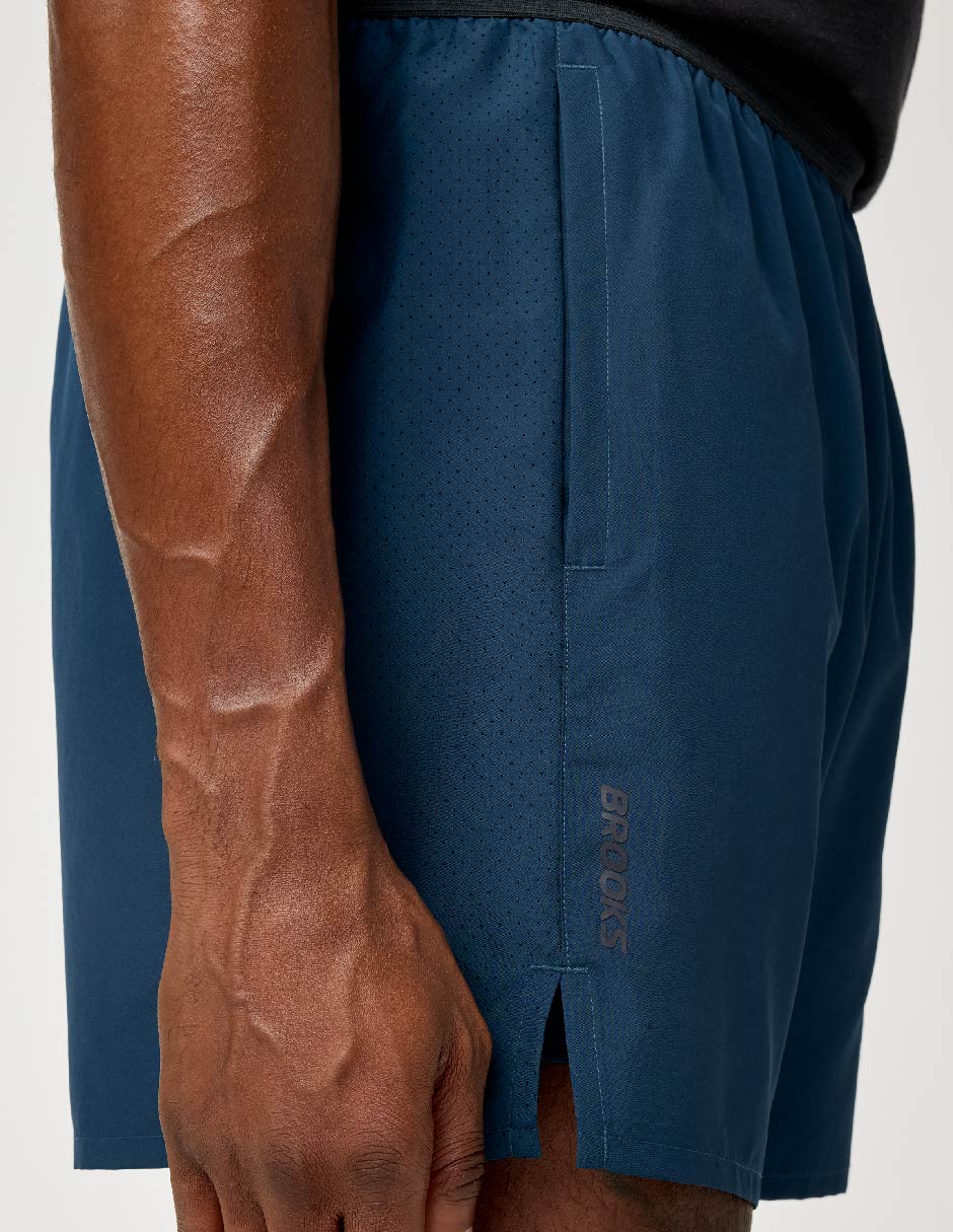 Short efecto doble prenda Dash para correr hombre 4