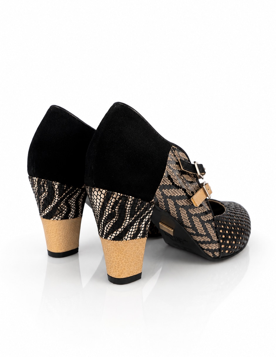 Zapato de tacón de piel para mujer 5