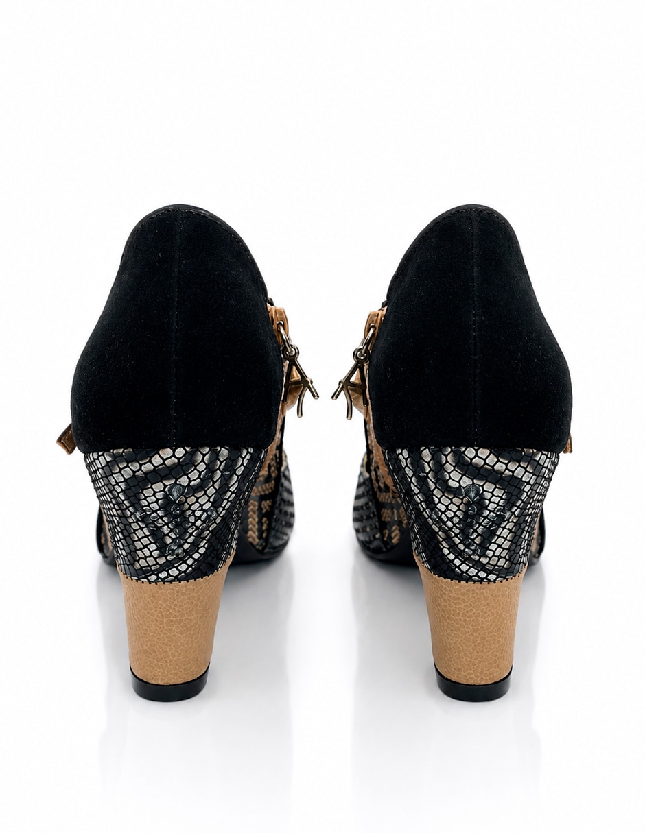 Zapato de tacón de piel para mujer 8