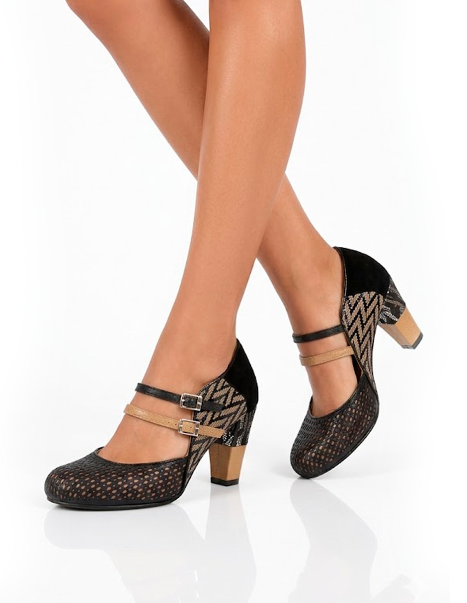 Zapato de tacón de piel para mujer 6
