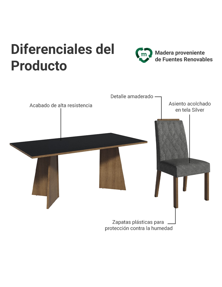 Comedor para 6 personas 8