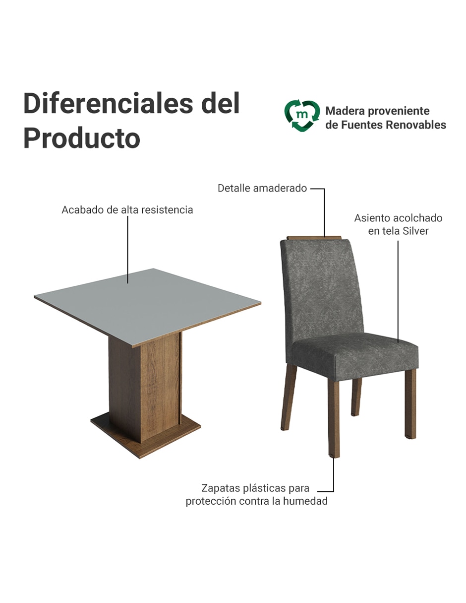 Comedor para 4 personas 8