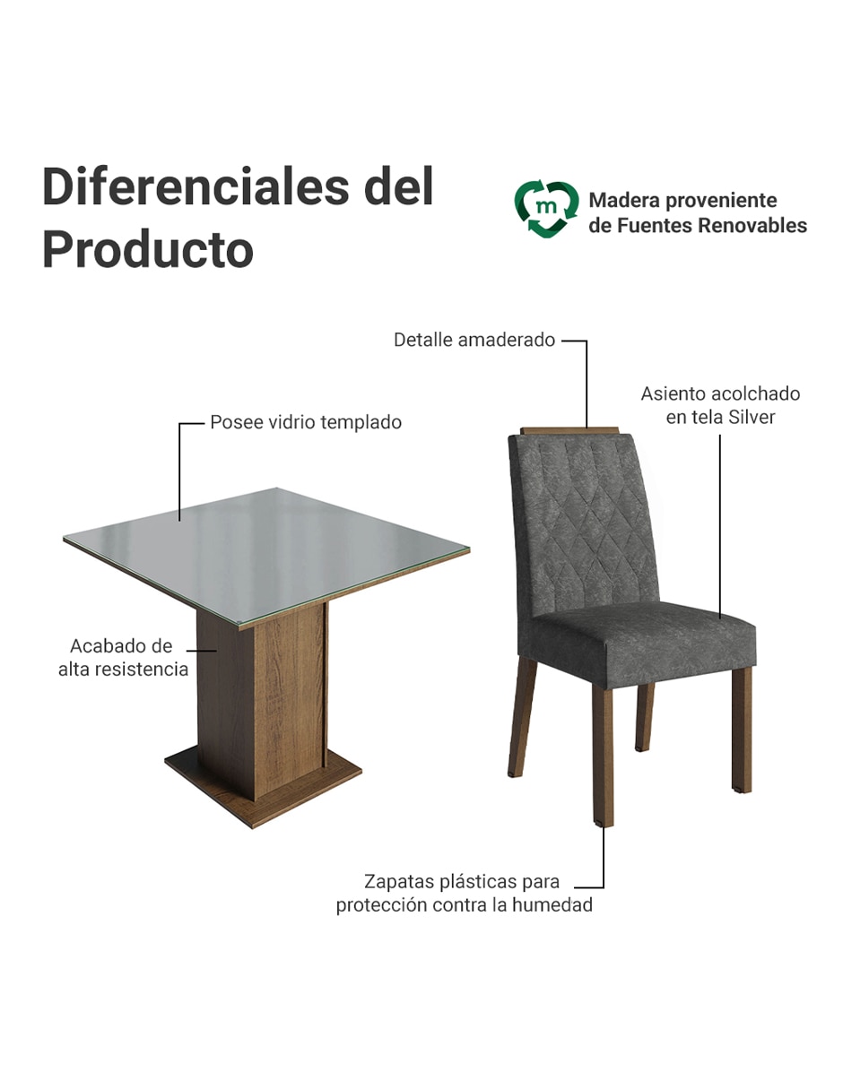 Comedor para 4 personas 8