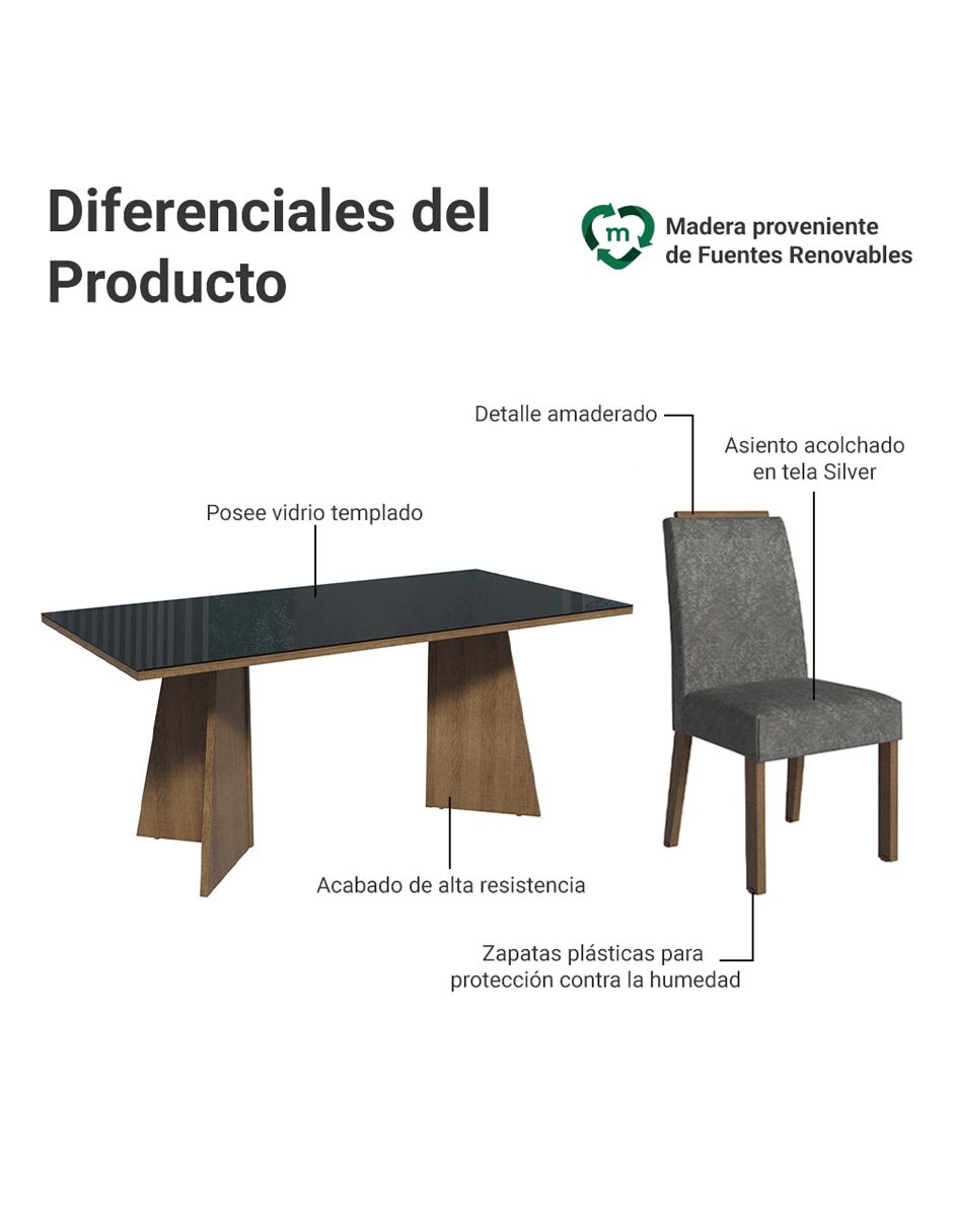 Comedor para 6 personas 8
