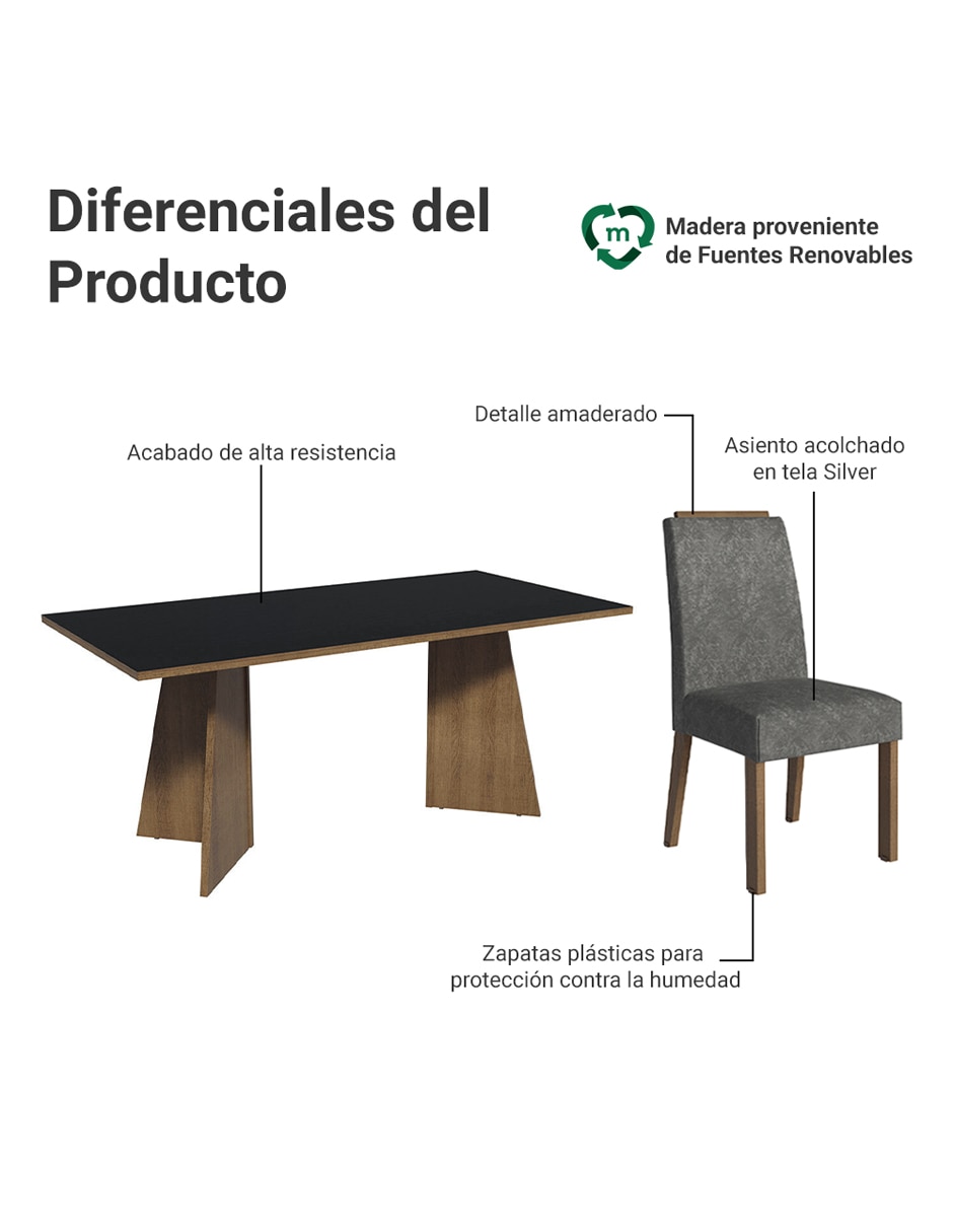 Comedor para 6 personas 8