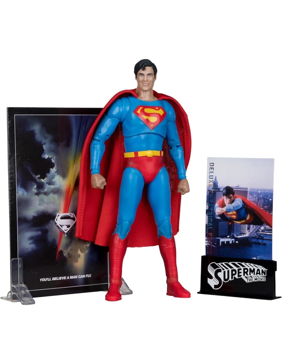 Figura de colección articulada superman the movie superman reeve deluxe 5