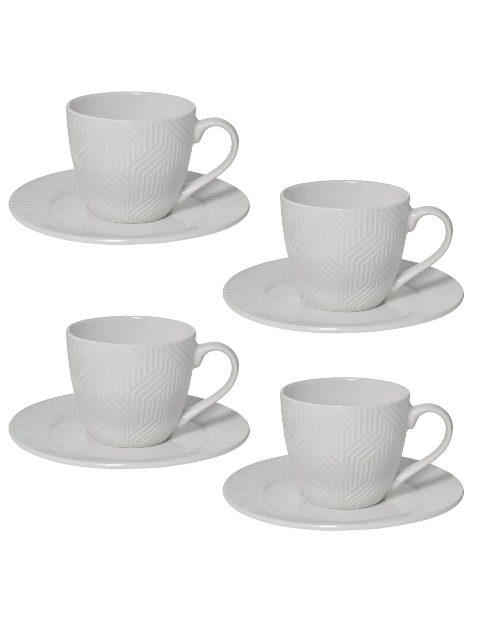 Set de tazas terno 8 piezas