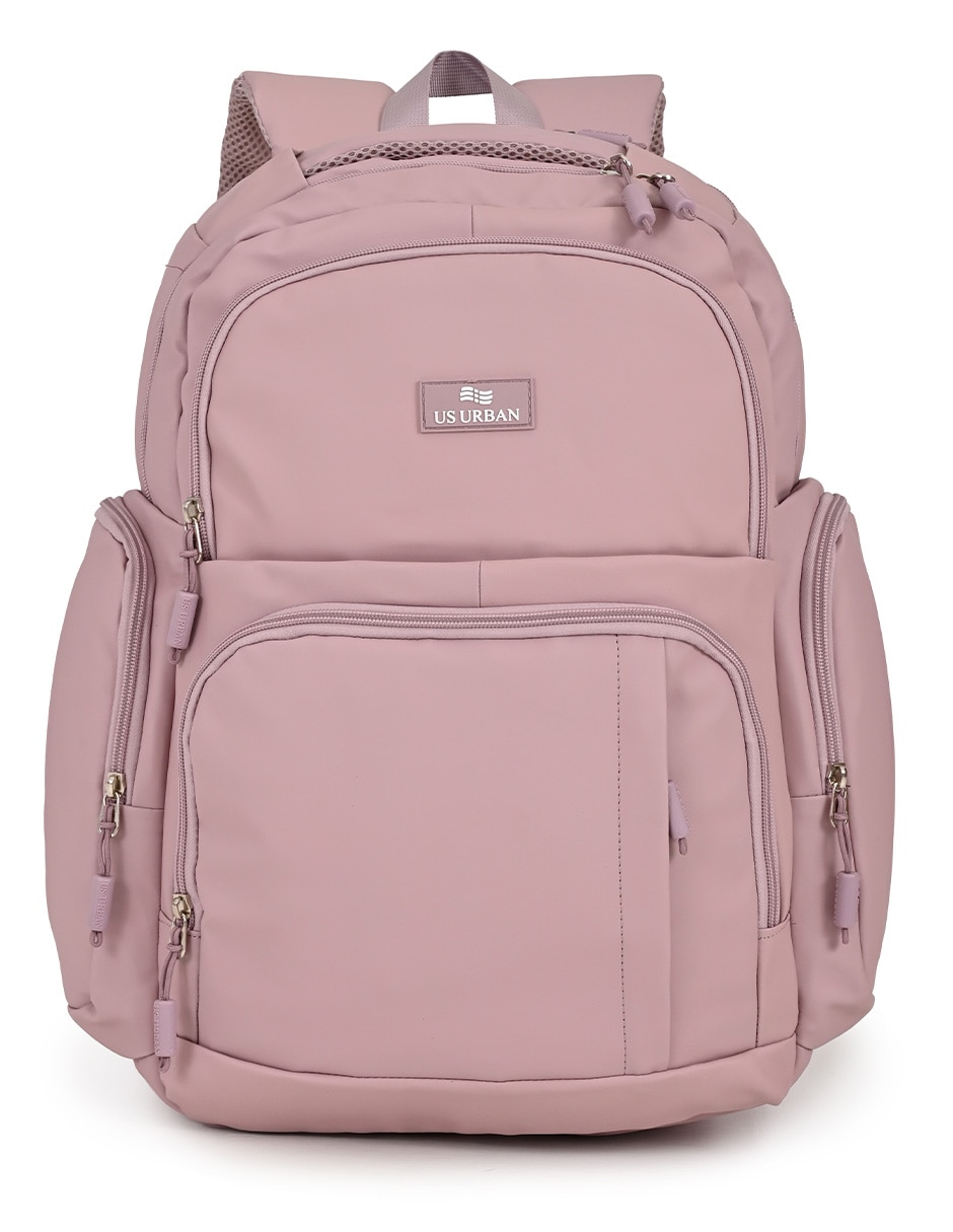Mochila con portalaptop lisa unisex 1